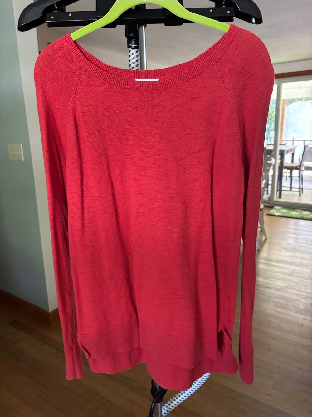 Old Navy Red Lightweight Boatneck Sweater